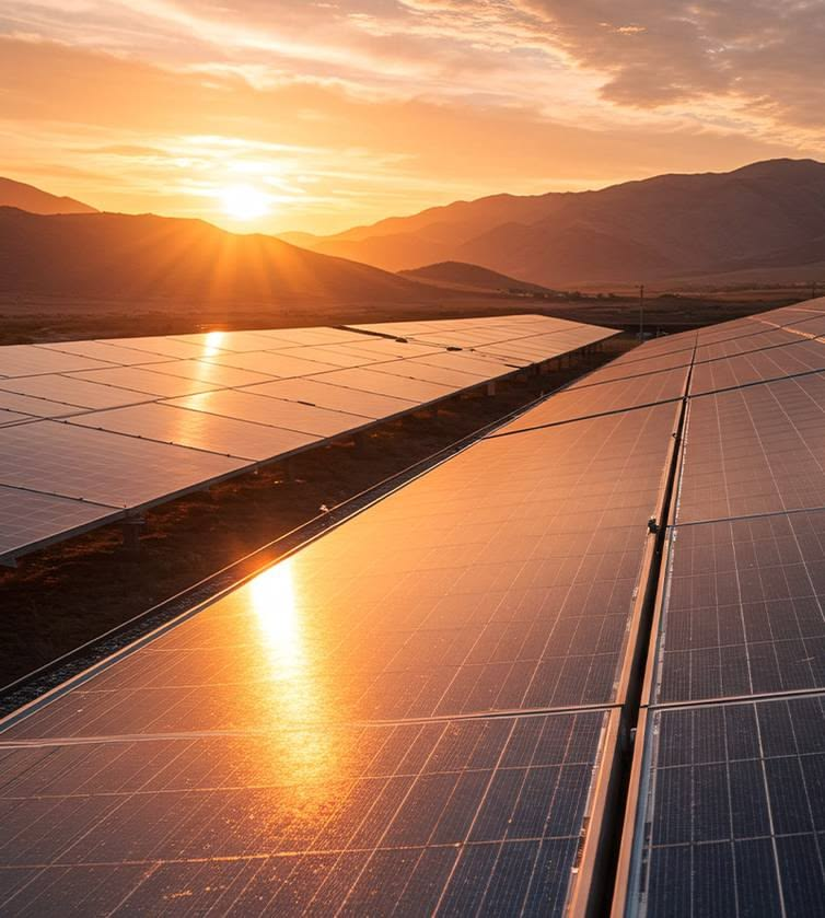 Solar panel installation