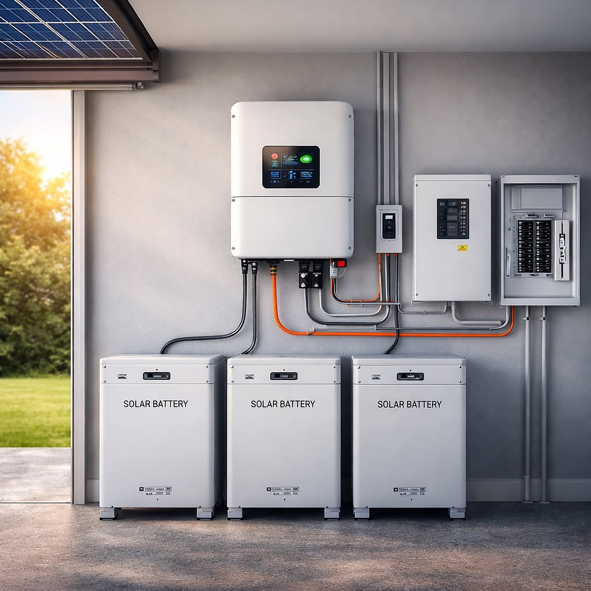 High-tech industrial electrical infrastructure