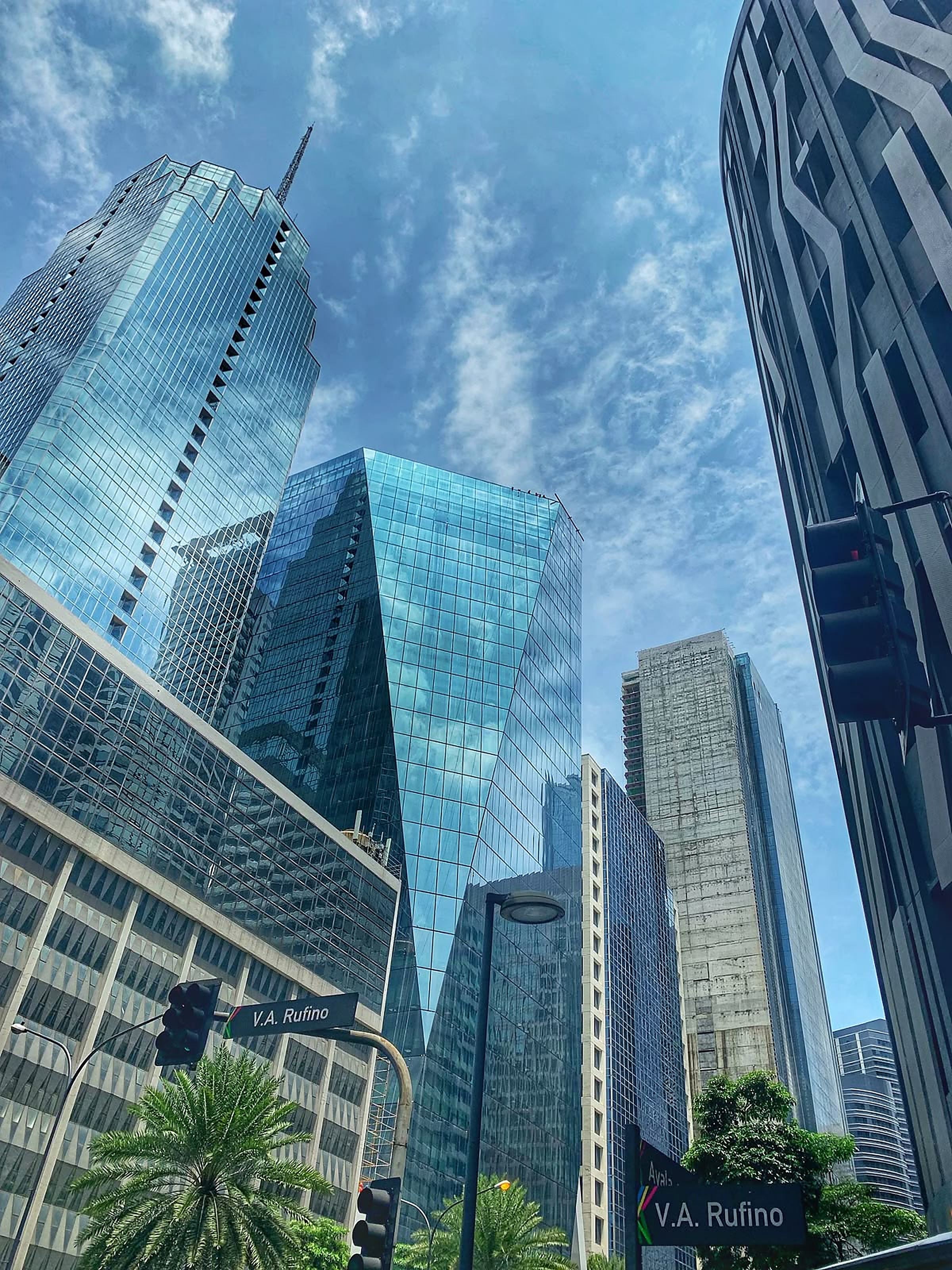 City skyscrapers